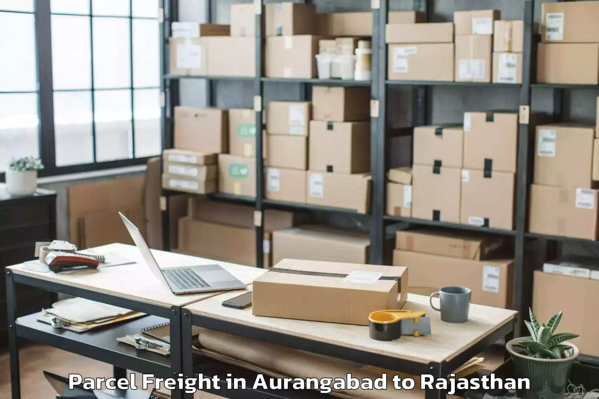 Easy Aurangabad to Rajakhera Parcel Freight Booking